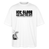 ICK GLOOB MIR LAUST DER AFFE-Unisex Oversize Bio-T-Shirt - Weiß