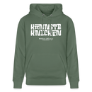 Berliner Schnauze - KANNSTE KNICKEN-Unisex Bio-Hoodie - Tanngrün