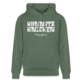 Berliner Schnauze - KANNSTE KNICKEN-Unisex Bio-Hoodie - Tanngrün