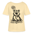 DU SCHNALLST JAR NÜSCHT-Rundhals Frauen Bio-T-Shirt - Creme