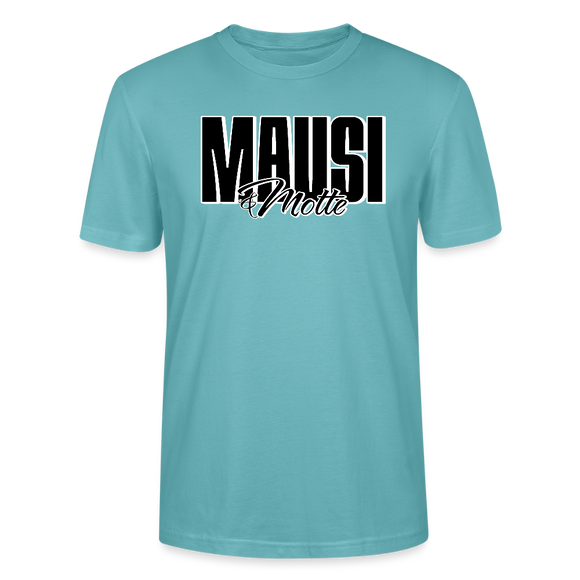 MAUSI UND MOTTE-Unisex T-Shirt Bio - Pastelltürkis