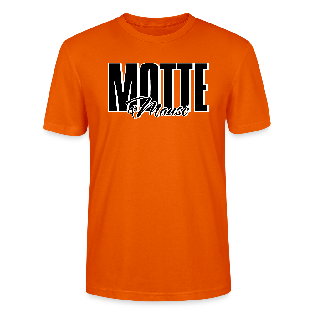 MOTTE UND MAUSI-Unisex T-Shirt Bio - Tieforange