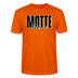 MOTTE UND MAUSI-Unisex T-Shirt Bio - Tieforange