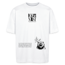 ICK LACH MIR  N AST-Dit Berlin Statement-Design-Unisex Oversize Bio-T-Shirt - Weiß