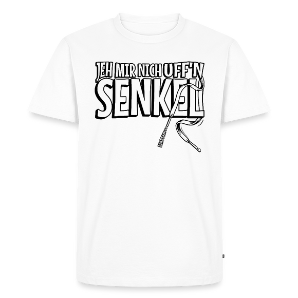 JEH MIR NICH UFFN SENKEL-Männer Premium BIO T-Shirt - Weiß