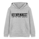 KEENE ANGST ICK TU SIE NÜSCHT - Bio-Hoodie Mini - Grau meliert