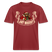 Berliner Bär zu WEihnachten-JIBT NÜSCHT- RELAXED FIT Unisex Organic T-Shirt - Erdrot