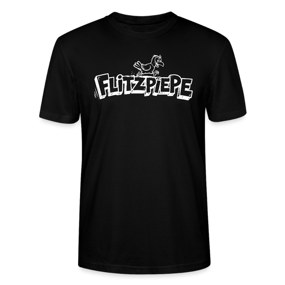 Dit Berlin Shirt-FLITZPIEPE-Unisex T-Shirt für leicht verpeilte Vögel - Schwarz