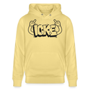 ICKE-Unisex Bio-Hoodie mit Berliner Schnauze - Gelb Viva 