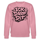 ICK DARF DIT-Unisex Bio-Sweatshirt mit Berliner Schnauze - Lila Traum