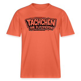 Dit Berlin Shirt-TACHCHEN IHR FLITZPIEPEN- RELAXED FIT Unisex Bio T-Shirt - Hellrot