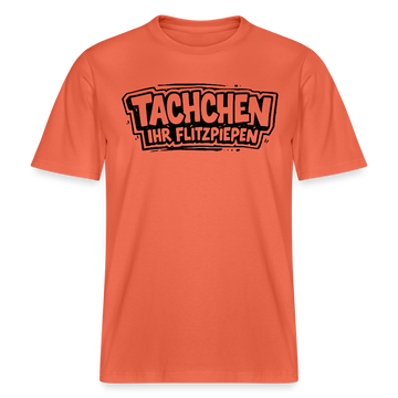 Dit Berlin Shirt-TACHCHEN IHR FLITZPIEPEN- RELAXED FIT Unisex Bio T-Shirt - Hellrot