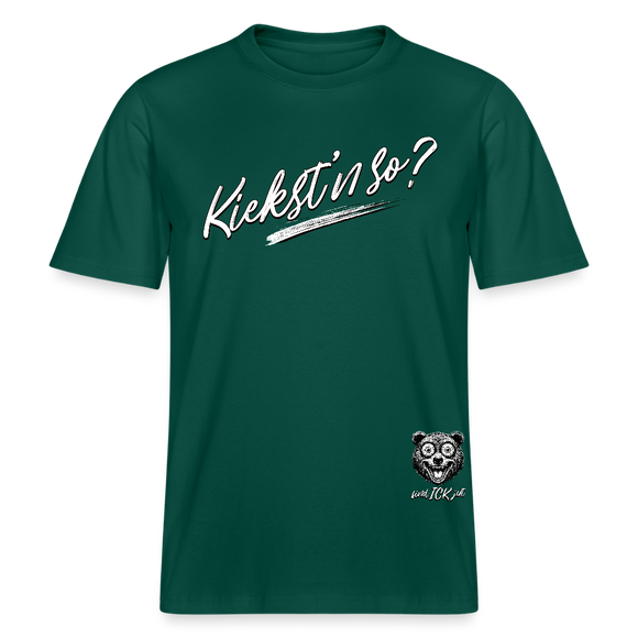 KIEKST'N SO?-Relaxed Fit Unisex Bio-T-Shirt II - Forest