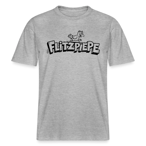 Dit Berlin Shirt-FLITZPIEPE-RELAXED FIT Unisex Bio T-Shirt - Grau meliert
