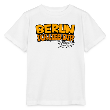 BERLIN ICK LIEB DIR -  Kinder BIO T-Shirt - Weiß