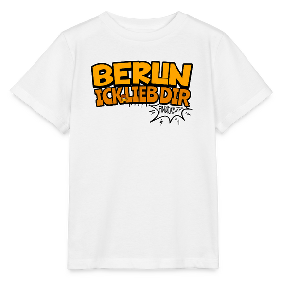 BERLIN ICK LIEB DIR -  Kinder BIO T-Shirt - Weiß