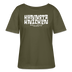 Berliner Spruch-KANNSTE KNICKEN-Rundhals Frauen Bio-T-Shirt - Khaki