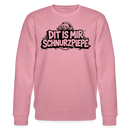 Berliner Bär-Souvenir-DIT IS MIR SCHNURZPIEPE-Unisex Bio-Sweatshirt - Lila Traum