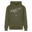 KIEKST'N SO?-Unisex Bio-Hoodie II - Khaki Grün