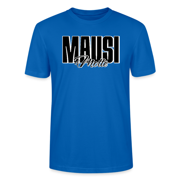 MAUSI UND MOTTE-Unisex T-Shirt Bio - Pfauenblau