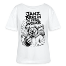JANZ BERLIN IS EENE WOLKE-Rundhals Frauen Bio-T-Shirt - Weiß