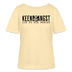 KEENE ANGST, ICK TU SIE NÜSCHT-Rundhals Frauen Bio-T-Shirt - Creme