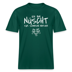 NÜSCHT FÜR SCHWACHE NERVEN-RELAXED FIT Unisex Organic T-Shirt mit Berliner Schnauze - Forest