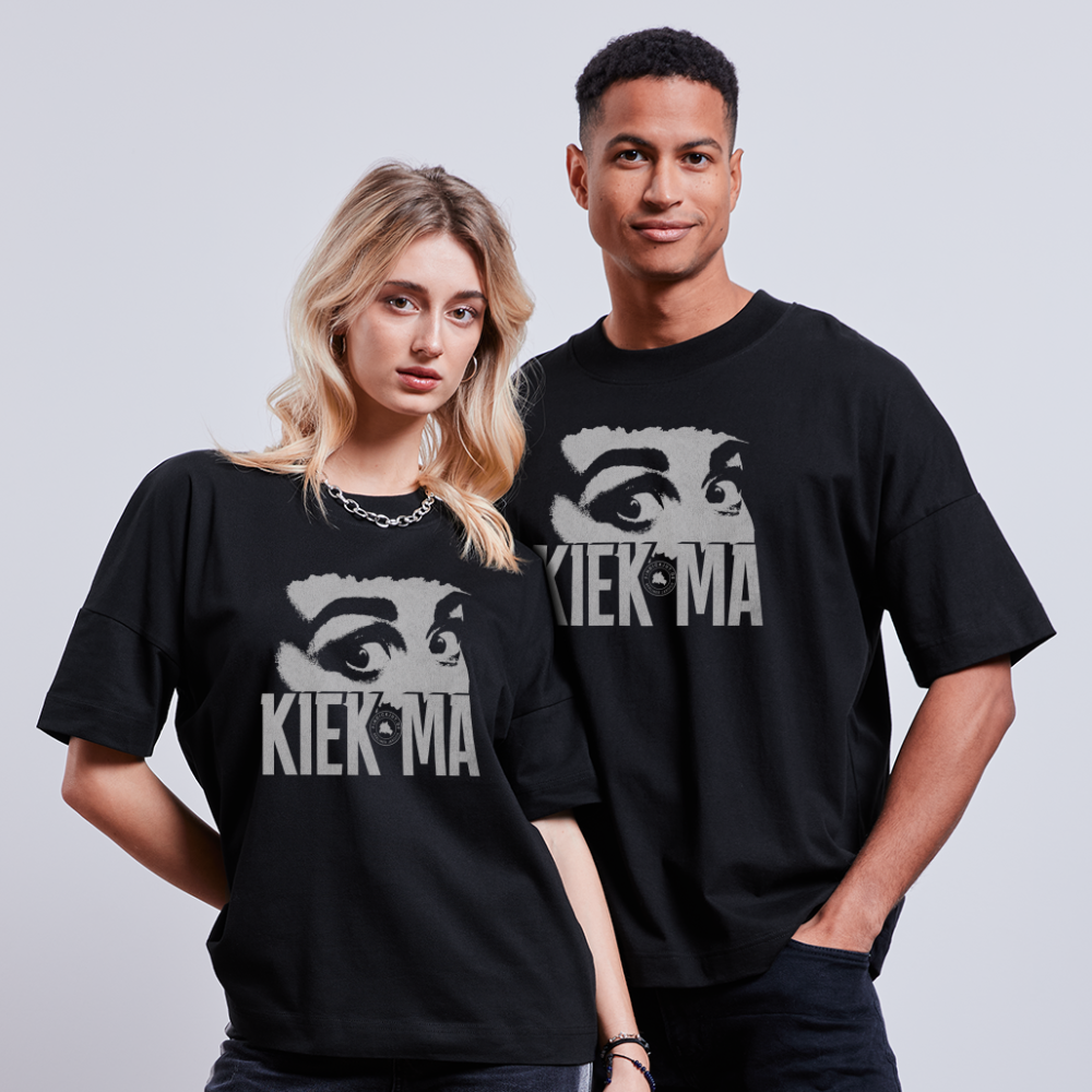 KIEK MA - Unisex Oversize Bio-T-Shirt - Schwarz