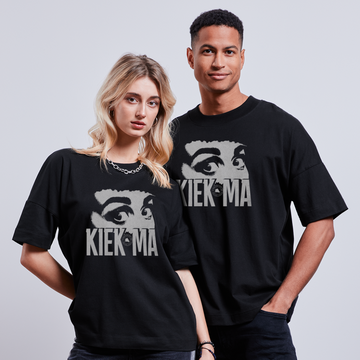 KIEK MA - Unisex Oversize Bio-T-Shirt - Schwarz
