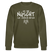 NÜSCHT FÜR SCHWACHE NERVEN-Unisex Bio-Sweatshirt mit Berliner Schnauze - Khaki