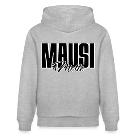 MAUSI UND MOTTE-unisex Bio Hoodie - Grau meliert