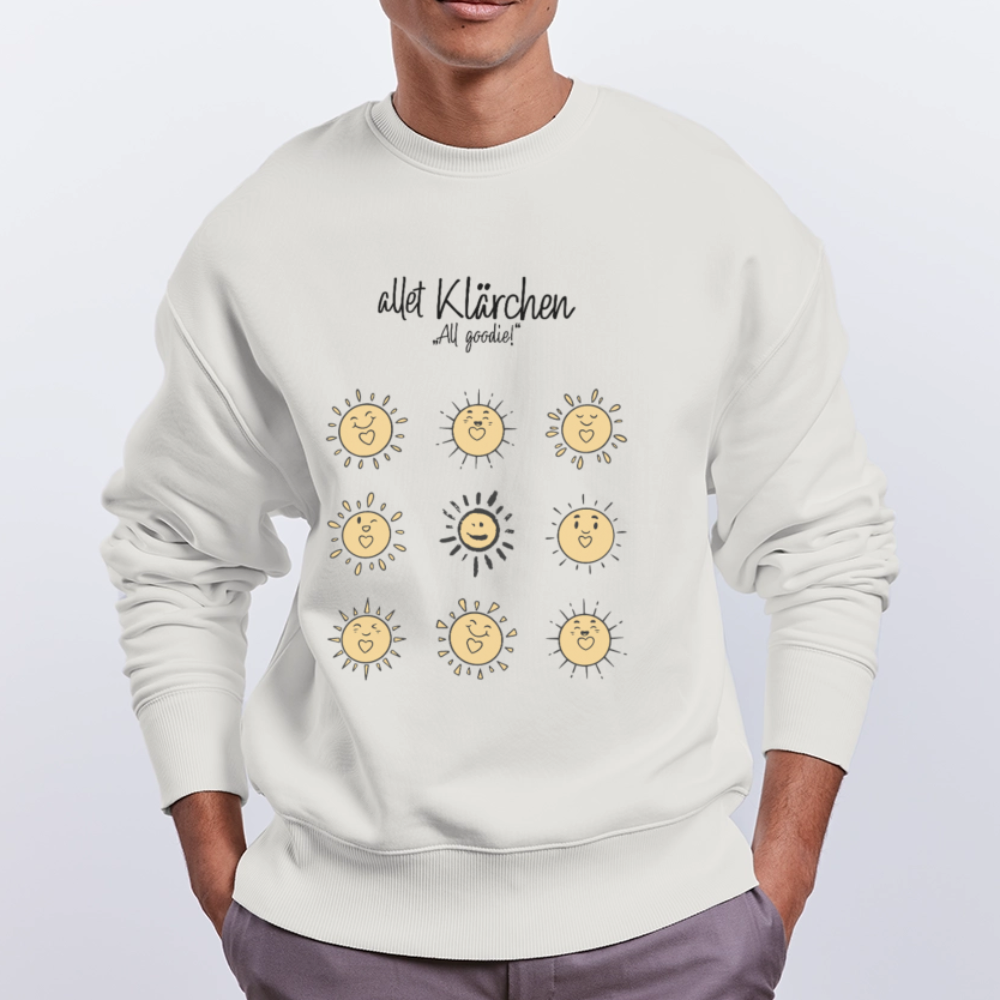 allet KLÄRCHEN-Unisex Oversize Bio Pullover - OFF WHITE