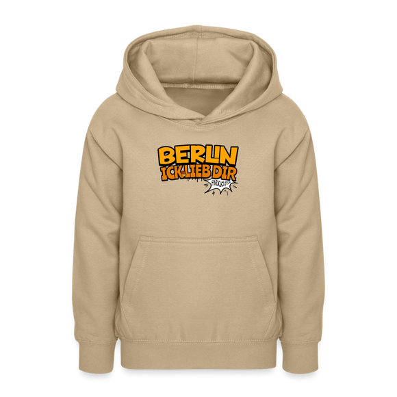 BERLIN ICK LIEB DIR - Teenager Hoodie - Sand