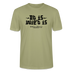 Berliner Schnauze trifft Berliner Gelassenheit-ET IS WIE'T IS-Unisex T-Shirt - Nebelgrün