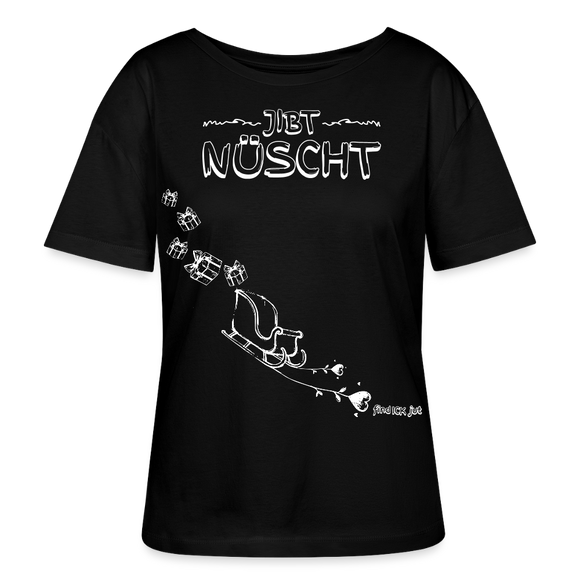Weihnachten in Berlin 25- JIBT NÜSCHT- Rundhals Frauen Bio-T-Shirt - Schwarz