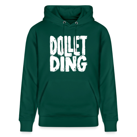 Berliner Spruch-DOLLET DING-Unisex Bio-Hoodie - Forest
