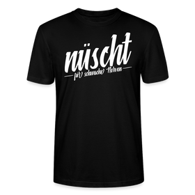 Berlin Shirt-NÜSCHT DARF ICK-Unisex T-Shirt mit Berliner Schnauze - Schwarz