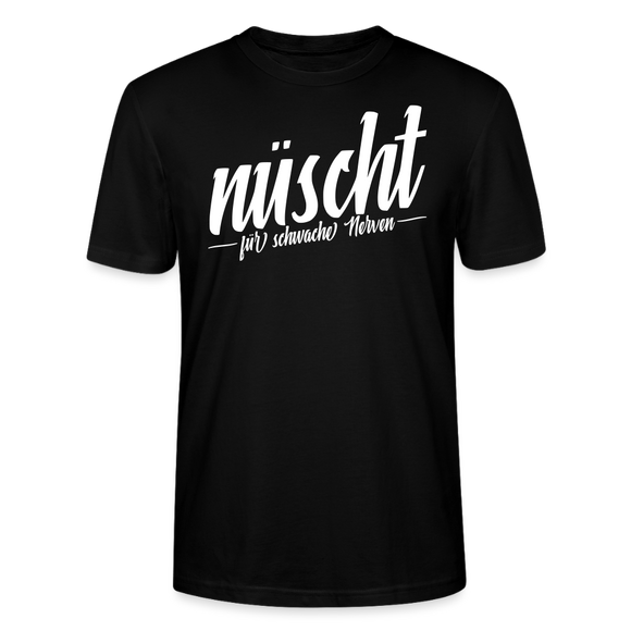 Berlin Shirt-NÜSCHT DARF ICK-Unisex T-Shirt mit Berliner Schnauze - Schwarz