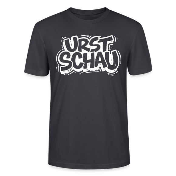 Ostalgie-Unisex T-Shirt -URST SCHAU - Dunkles Graublau