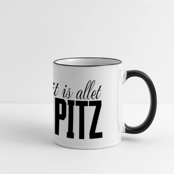 MUMPITZ-Panoramatasse - Weiß/Schwarz