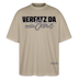 VERFATZ DA VOM JELÄNDE-Oversized Unisex Bio T-Shirt - Steingrau