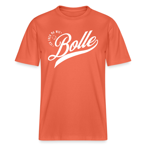 ICK FREU MA WIE BOLLE-Relaxed Fit Unisex Bio-T-Shirt - Hellrot