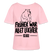 FRÜHER WAR ALLET LEICHTER-ICK OOCH-Rundhals Frauen Bio-T-Shirt - Hellrosa