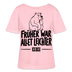 FRÜHER WAR ALLET LEICHTER-ICK OOCH-Rundhals Frauen Bio-T-Shirt - Hellrosa