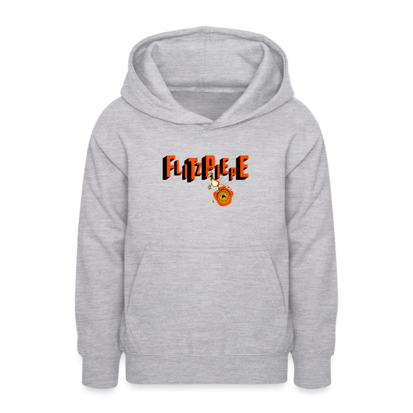 FLITZPIEPE - Teenager Hoodie - Hellgrau meliert