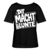 Berlin Shirt mit Spruch-DIT MACHT URST LUNTE-Rundhals Frauen Bio-T-Shirt - Schwarz