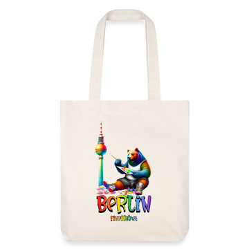 CSD BERLIN-recycelter Heavyweight Stoffbeutel - Naturweiß