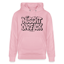 Berliner Spruch-NÜSCHT DARF ICK-Unisex Bio-Hoodie - Hellrosa