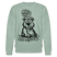 DU SCHNALLST JAR NÜSCHT-Unisex Bio-Sweatshirt - Helles Graugrün