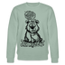 DU SCHNALLST JAR NÜSCHT-Unisex Bio-Sweatshirt - Helles Graugrün